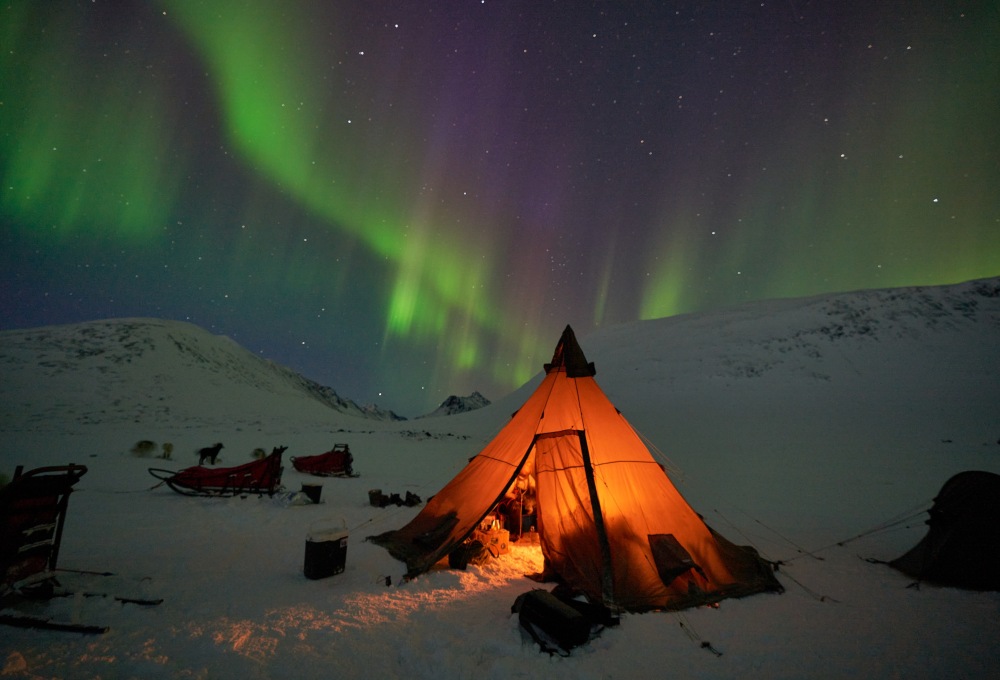 Die ersten Tage im Zelt